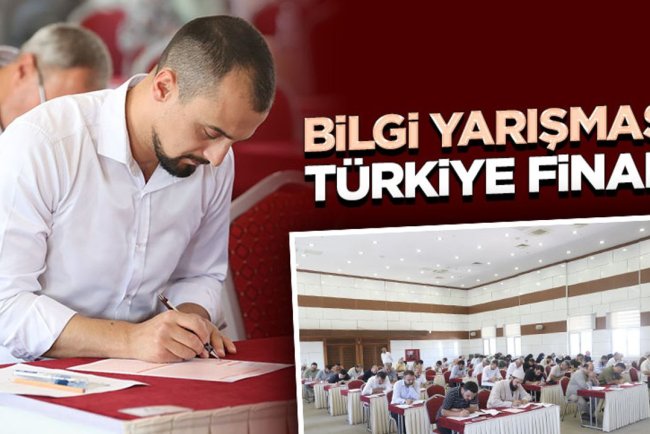 "Bilgi Yarışması"nın Türkiye finali yapıldı