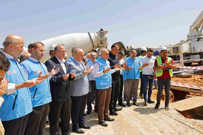 Denizli Göveçlik Yatılı Hafızlık Kur'an Kursu'nun temeli atıldı