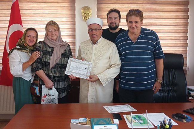 Macar kadın Erdek'te Müslüman oldu