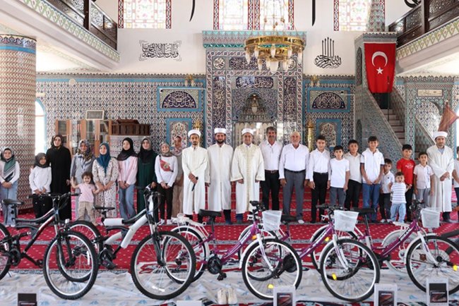 Elbistan'da "Çocukların Kalbi Camide Atıyor Projesi" tamamlandı