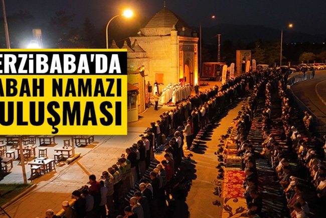 Terzibaba'da sabah namazı buluşması