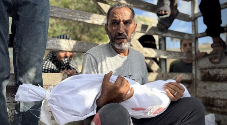 İşgalcilerin Gazze'de ev ve çadırları hedef alan saldırılarında 12 Filistinli şehit oldu