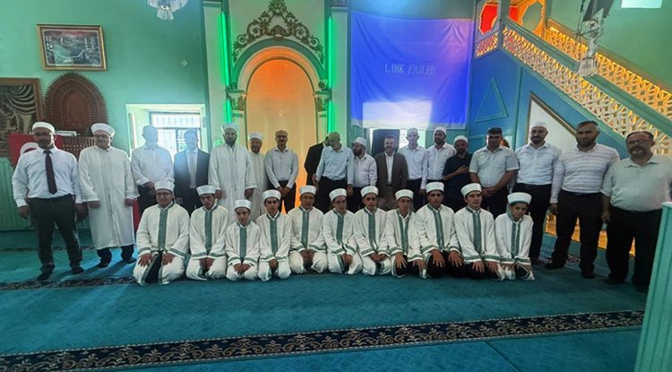 Yalvaç'ta hafızlar icazet sevinci yaşadı