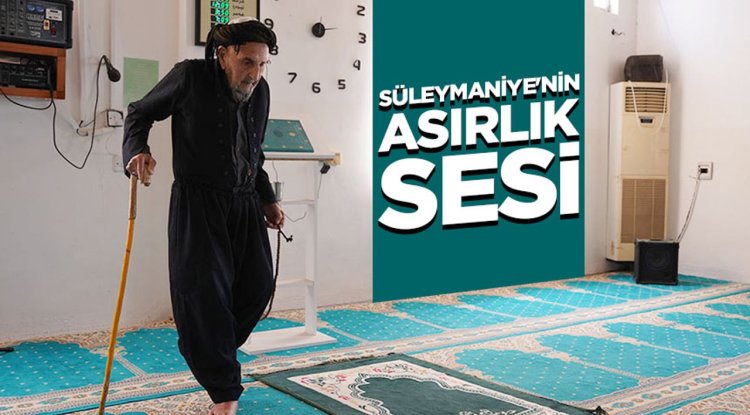 Süleymaniyeli 110 yaşındaki müezzin, camiye hizmet etmeye çalışıyor