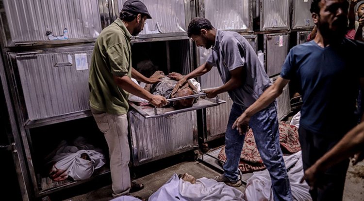 İşgalcilerin kıtlığı dayattığı Gazze Şeridi'nde son 24 saatte 5 kişi daha açlıktan hayatını kaybetti