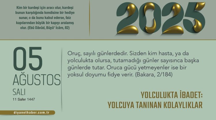 Yolculukta İbadet: Yolcuya Tanınan Kolaylıklar