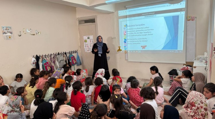 Suruç'ta Yaz Kur’an Kursu öğrencileri bilgilendirildi