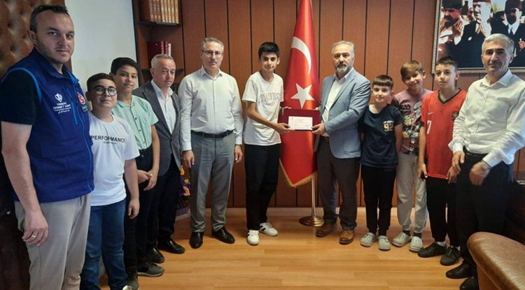 Çorum'da öğrenciler, Filistin'i unutmadı