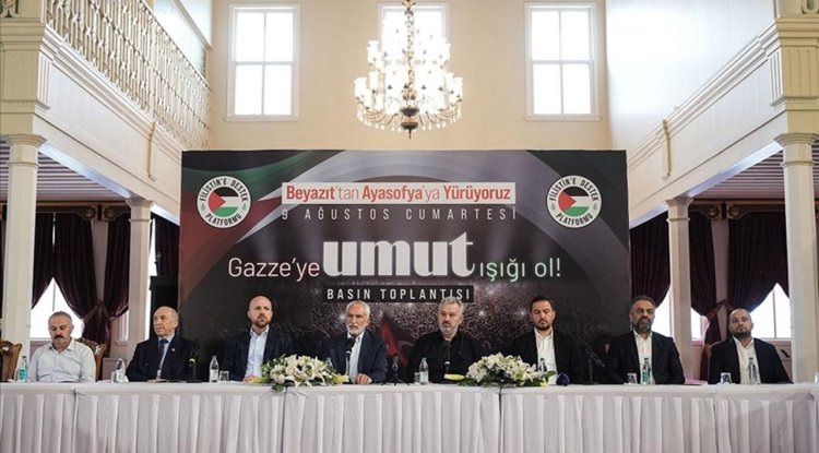 Filistin'e Destek Platformu 9 Ağustos'ta Gazze için yürüyecek