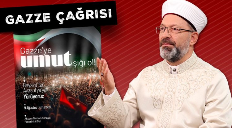 Başkan Erbaş'tan Gazze'ye umut çağrısı