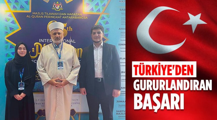 Türkiye'den gururlandıran başarı
