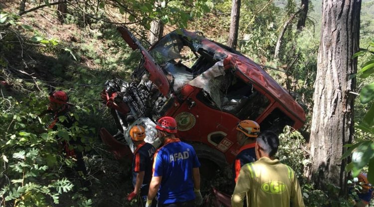 Osmaniye'de arazözün devrilmesi sonucu 1 orman işçisi şehit oldu