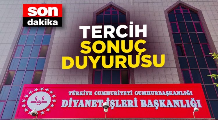 2024 Yılı Vaizliğe Giriş Sınavı Tercih Sonuçları açıklandı