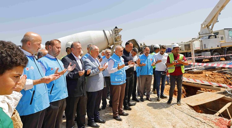 Denizli Göveçlik Yatılı Hafızlık Kur'an Kursu'nun temeli atıldı