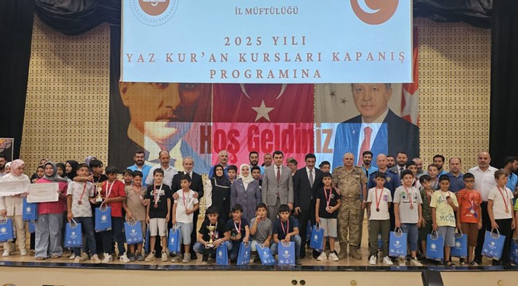 Kilis'te Yaz Kur’an Kursları sona erdi