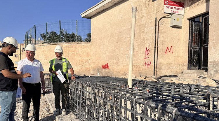 Siirt'te 130 yıllık Şeyh Maruf Camisi kentsel dönüşümle geleceğe taşınıyor