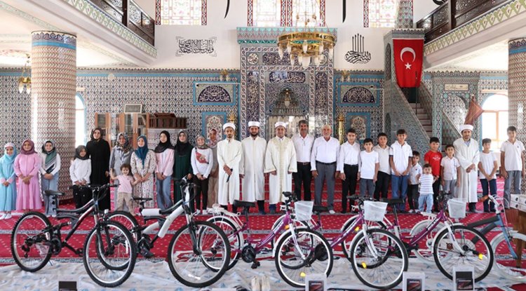 Elbistan'da "Çocukların Kalbi Camide Atıyor Projesi" tamamlandı