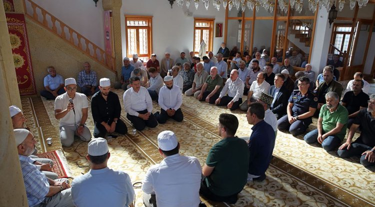 Çorum'da Erol Olçok ve oğlu için mevlit okutuldu