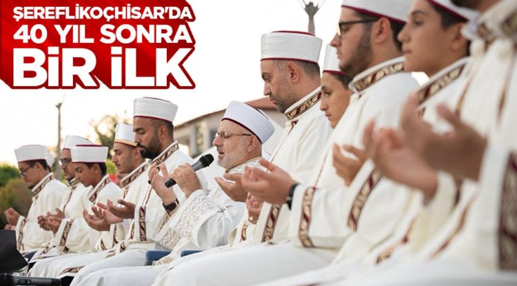 Şereflikoçhisar'da 40 yıl sonra bir ilk