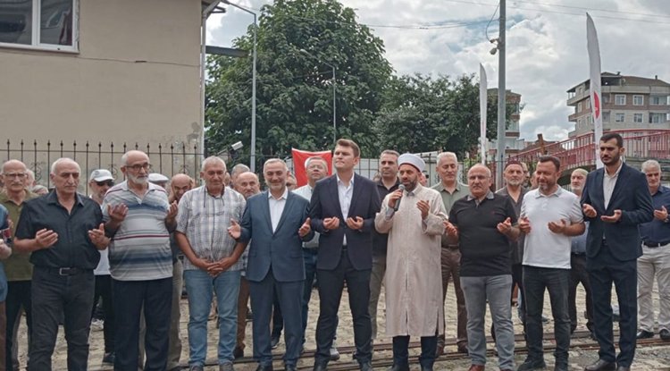 Fındıklı Ada Camii’nin temeli dualarla atıldı