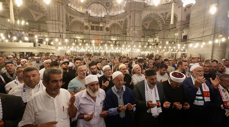 İstanbul'da Gazze için dua programı düzenlendi