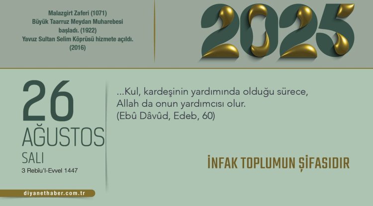 İnfak Toplumun Şifasıdır