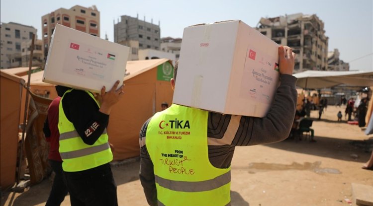 TİKA, gıda ve insani yardım başta olmak üzere Gazze halkına desteğini sürdürüyor