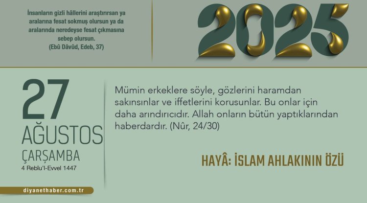 Hayâ: İslam Ahlakının Özü