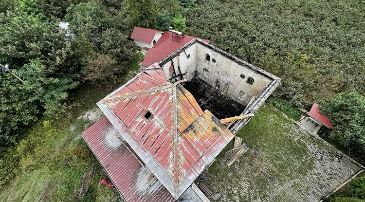Ordu'da camide yangın çıktı