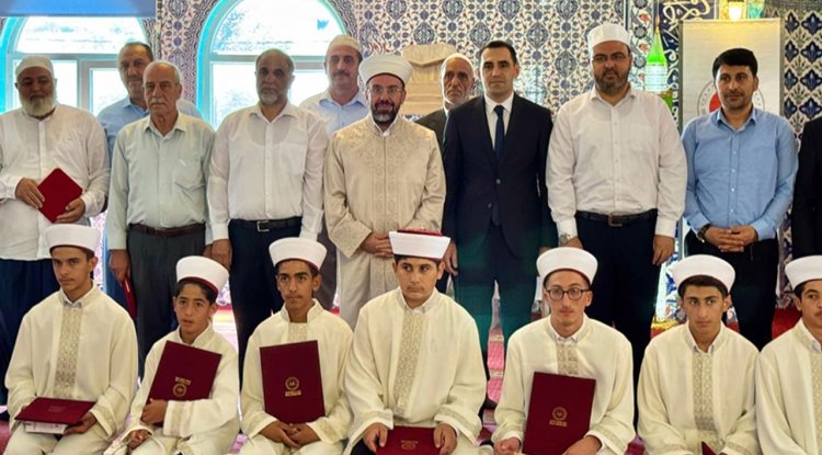 Hani'de hafızlar icazet aldı