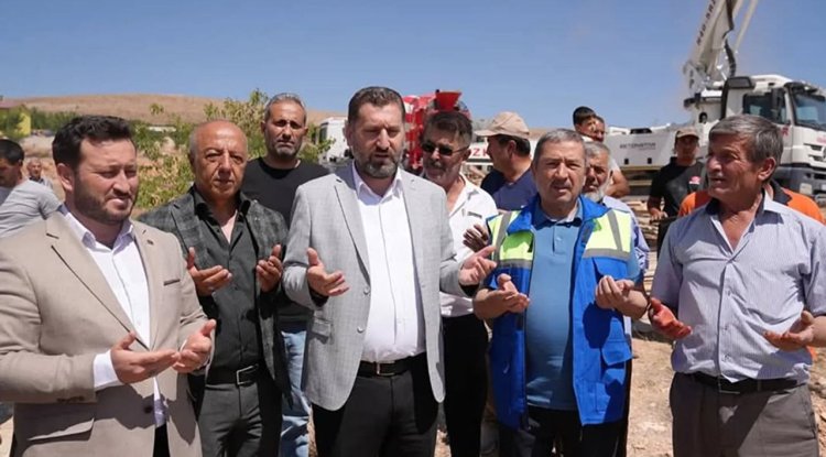 Darende Çukurkaya Mahallesi Camii'nin temeli atıldı