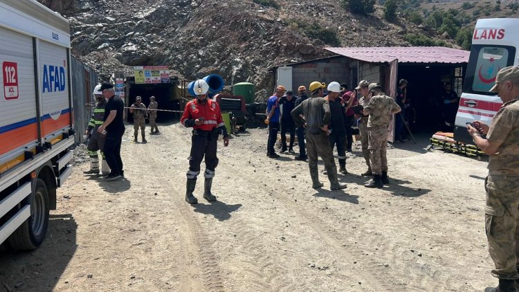 Elazığ'da maden ocağında göçük meydana geldi