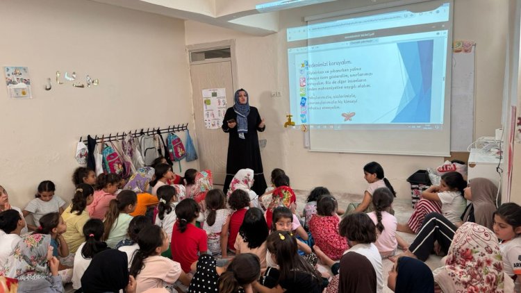 Suruç'ta Yaz Kur’an Kursu öğrencileri bilgilendirildi