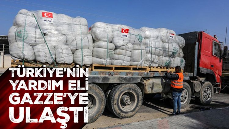 Türkiye, Gazze'ye yardımlarını sürdürüyor
