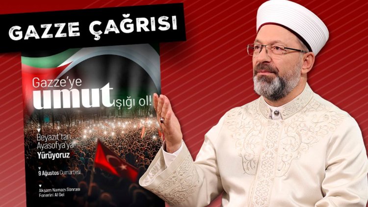 Başkan Erbaş'tan Gazze'ye umut çağrısı