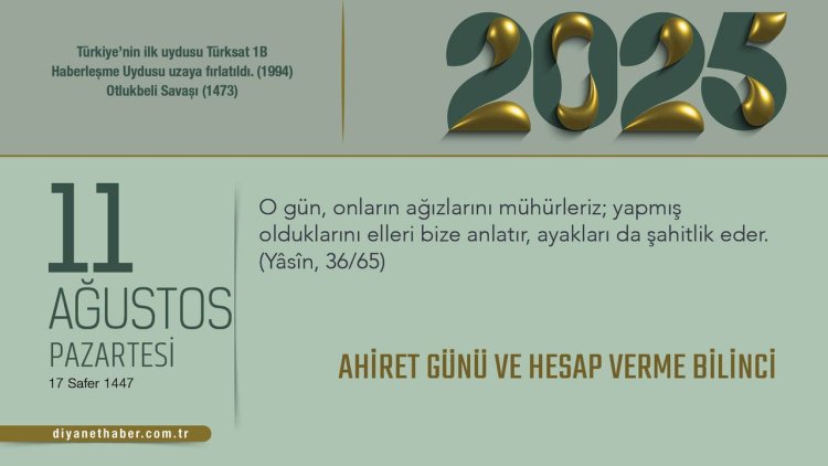 Ahiret Günü ve Hesap Verme Bilinci