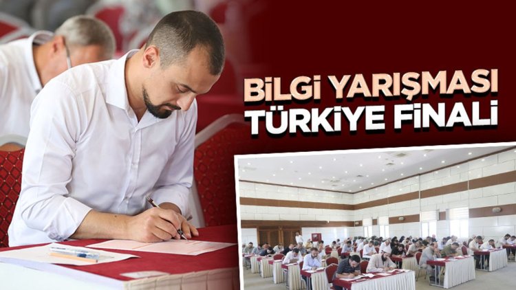 "Bilgi Yarışması"nın Türkiye finali yapıldı