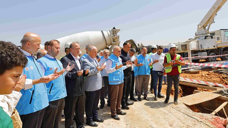 Denizli Göveçlik Yatılı Hafızlık Kur'an Kursu'nun temeli atıldı