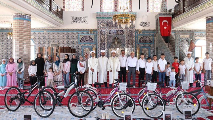 Elbistan'da "Çocukların Kalbi Camide Atıyor Projesi" tamamlandı