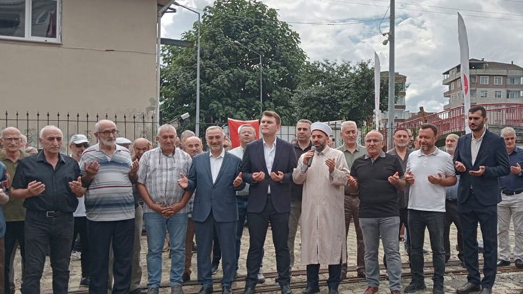 Fındıklı Ada Camii’nin temeli dualarla atıldı