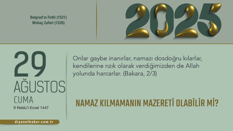 Namaz Kılmamanın Mazereti Olabilir mi?