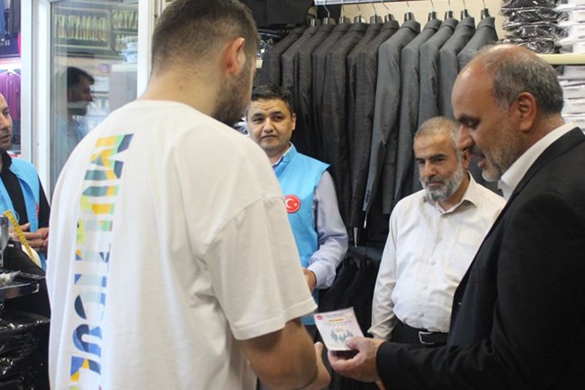 Malatya esnafına Mevlid-i Nebi ziyareti