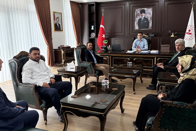 Bahçe Kaymakamı Şahin, din görevlilerini ağırladı