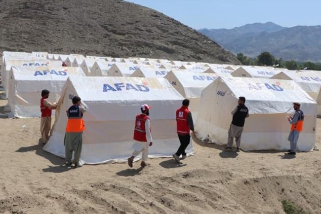 AFAD'dan Afganistan'daki depremzedelere barınma, beslenme ve hijyen malzemesi desteği