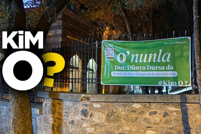 Bursa'da "Kim O?" afişleri merak uyandırdı