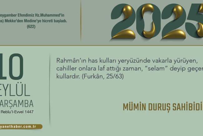Mümin Duruş Sahibidir
