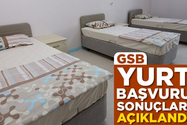 Gençlik ve Spor Bakanlığı yurt başvuru sonuçları açıklandı