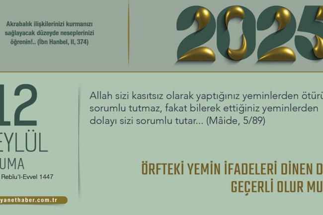 Örfteki Yemin İfadeleri Dinen De Geçerli Olur Mu?