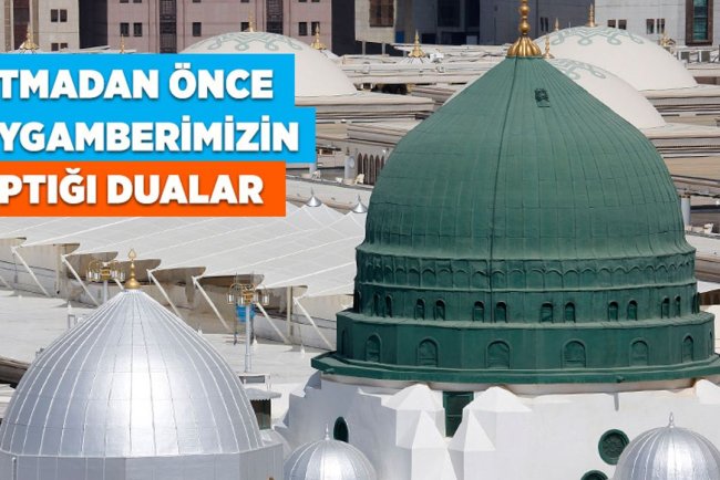 Yatmadan önce Peygamberimiz (sas)'in yaptığı dualar