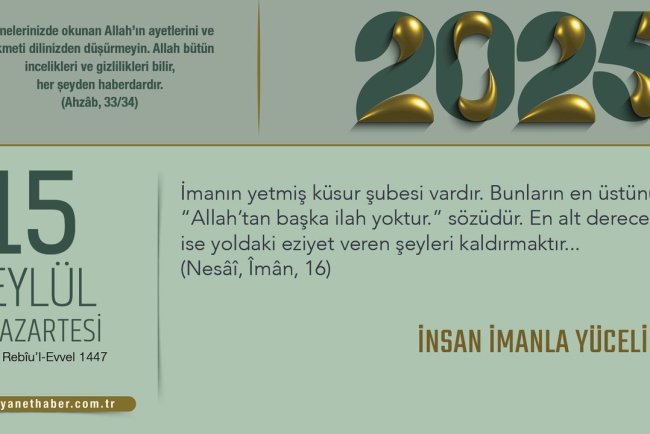 İnsan İmanla Yücelir